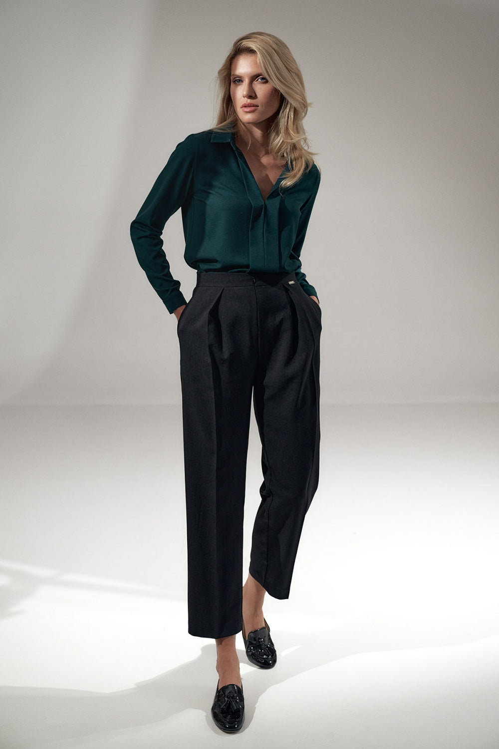 Chaussures à talons femme Figl Pantalon Pantalon — noir