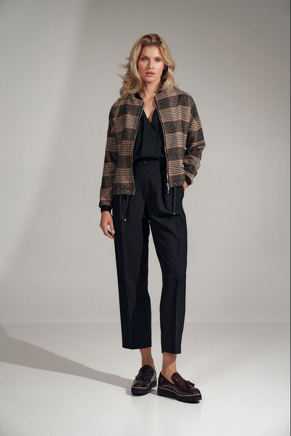 Chaussures à talons femme Figl Pantalon Pantalon — noir