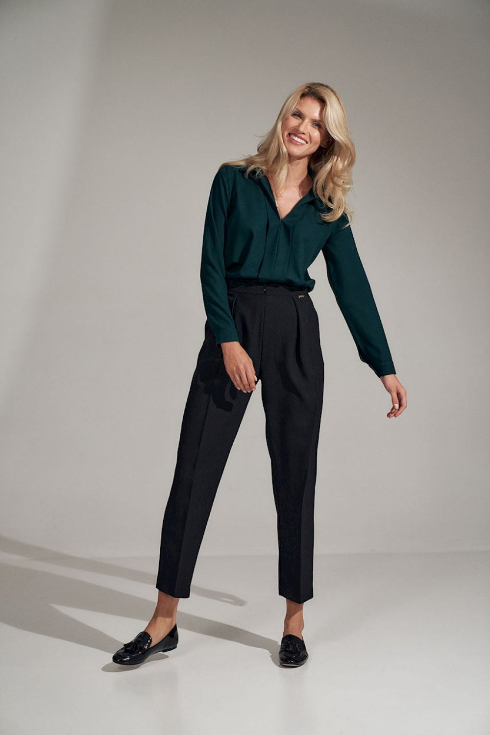 Chaussures à talons femme Figl Pantalon Pantalon — noir
