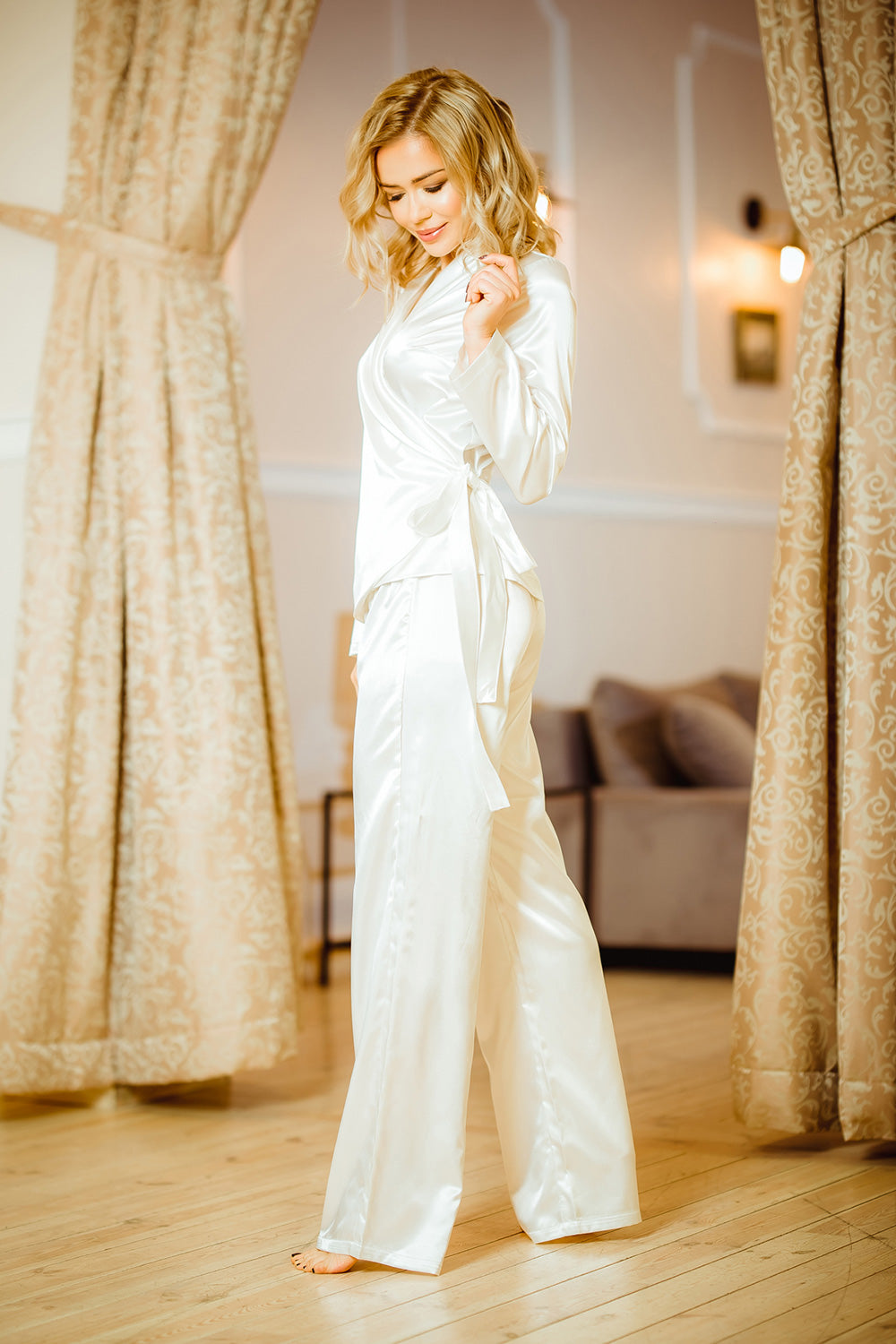 Pyjama femme Kalimo — beige