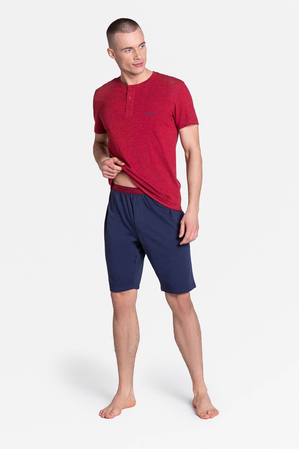 Pyjama homme Henderson — rouge