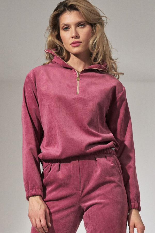 T-shirt femme Figl Sweatshirt Sweatshirt — rosé