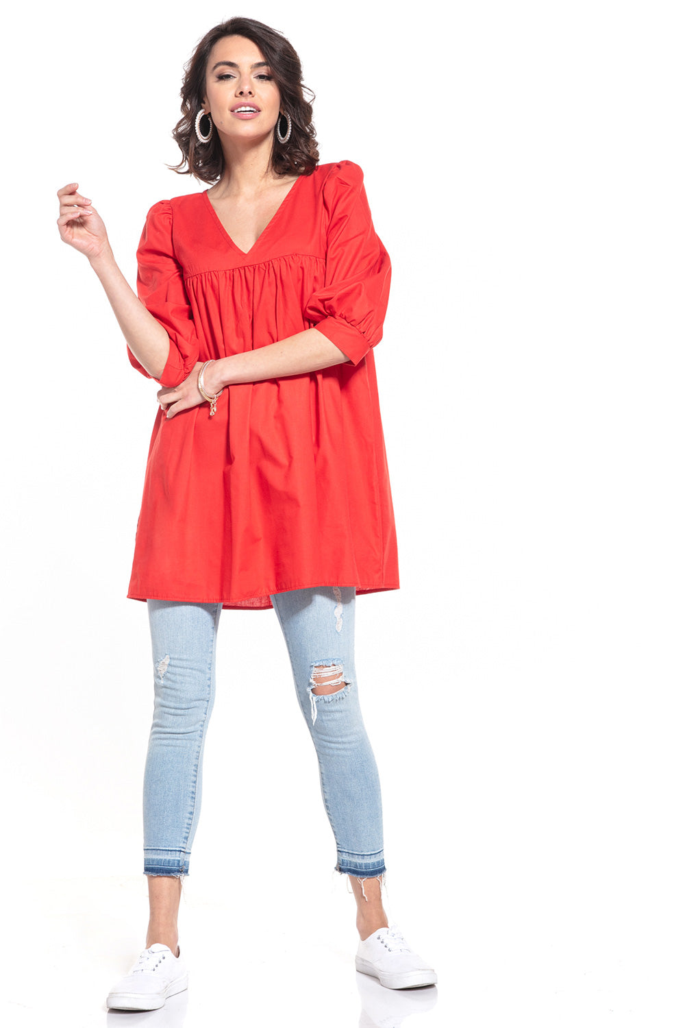 Blouse femme Tessita Tunique Tunique — rouge