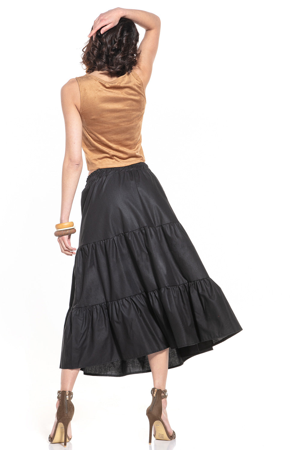 Jupe femme Tessita Longue Longue — noir