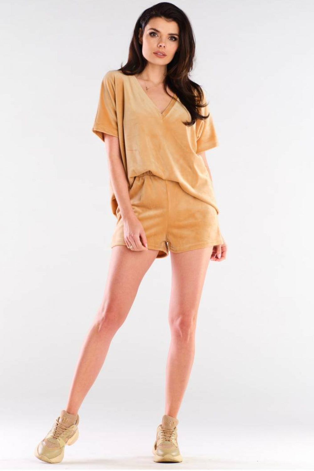 Chaussures à talons femme awama Shorts Shorts — beige