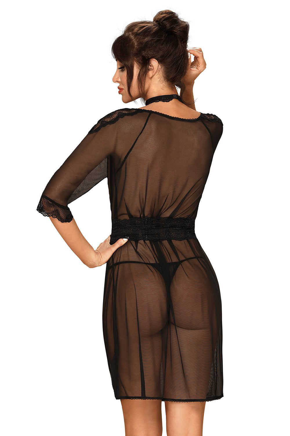 Ensemble lingerie femme Obsessive Peignoir Peignoir