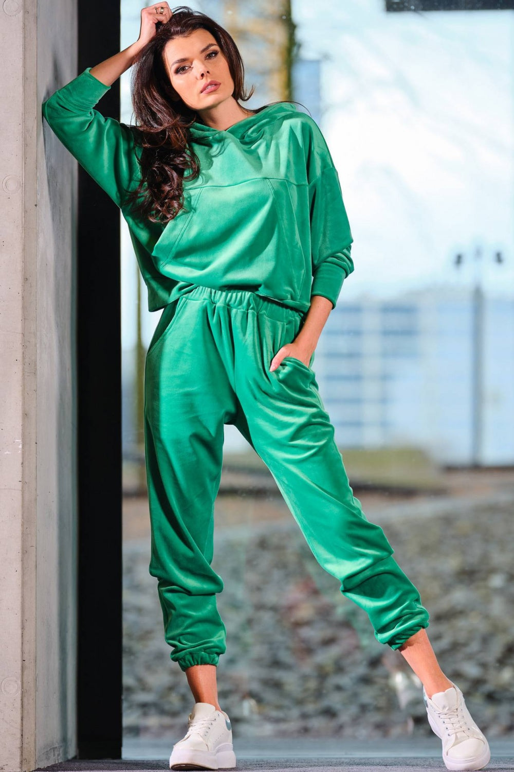 T-shirt femme awama Sweatshirt Sweatshirt — vert