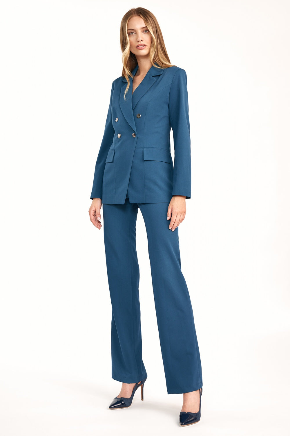 Chaussures à talons femme Nife Pantalon Pantalon — bleu