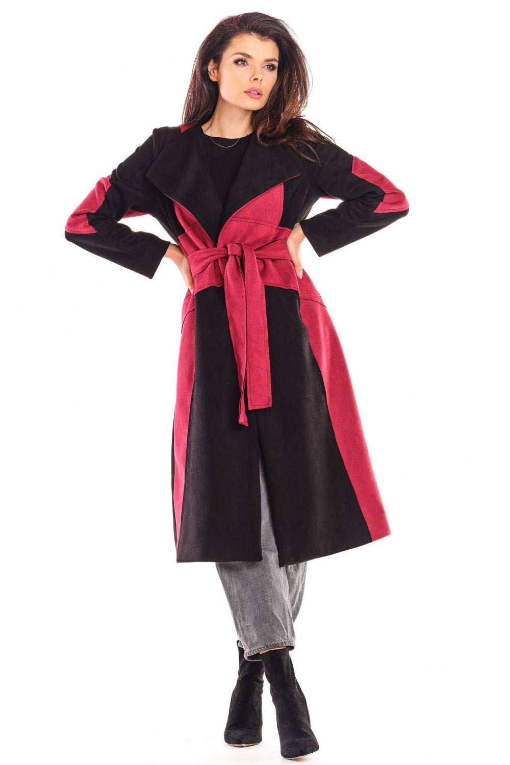 Manteau femme awama — rouge