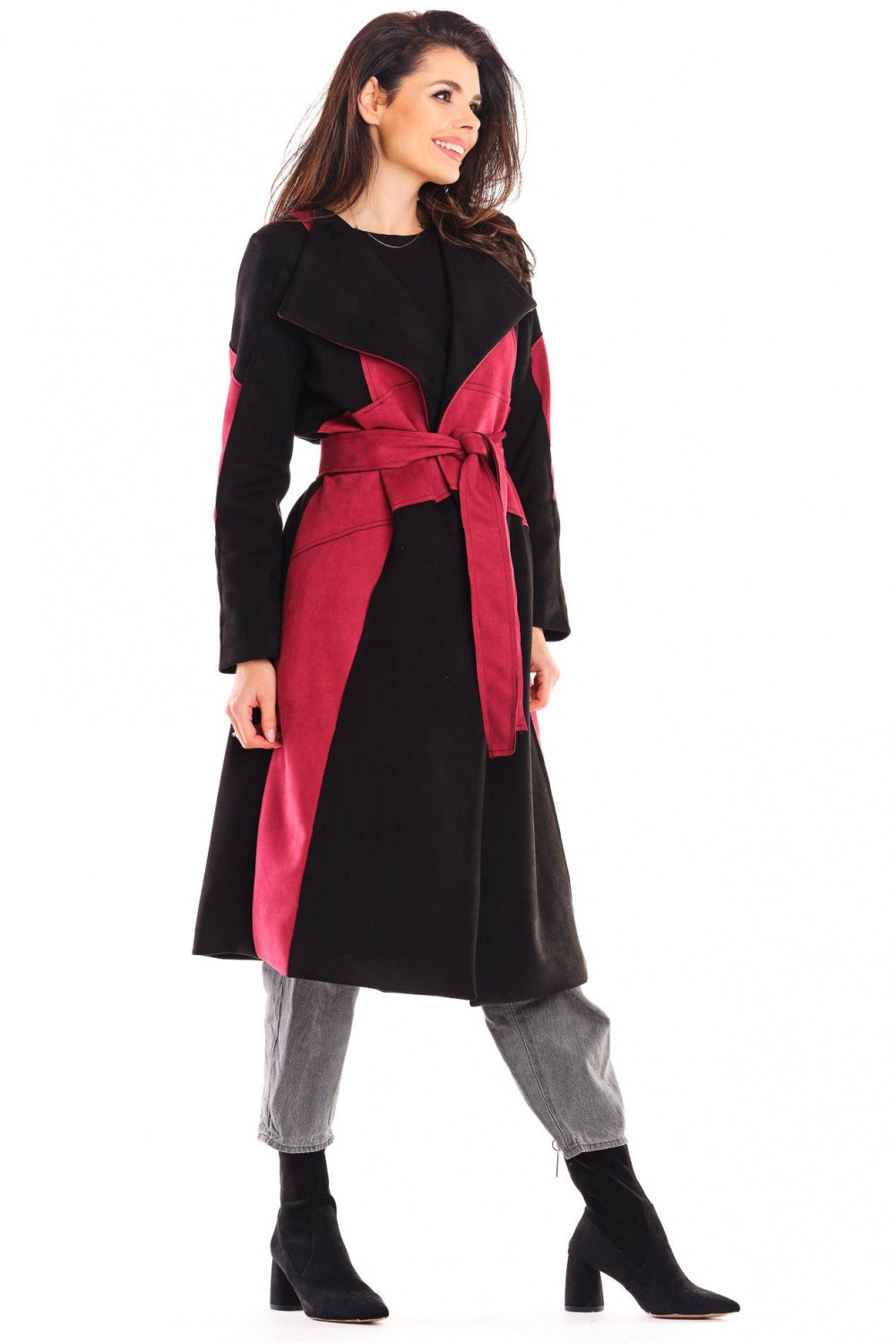 Manteau femme awama — rouge