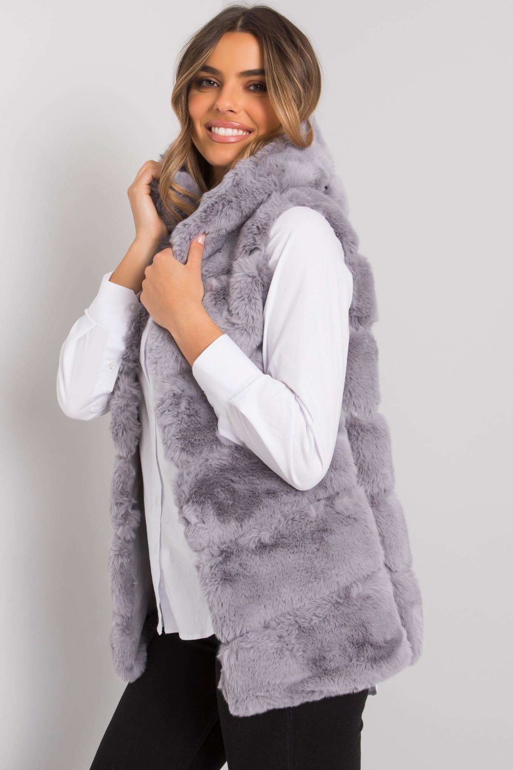 Gilet femme Och Bella — gris