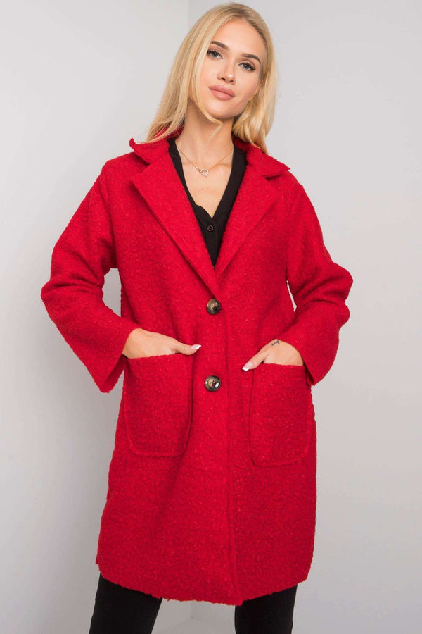 Manteau femme Och Bella — rouge