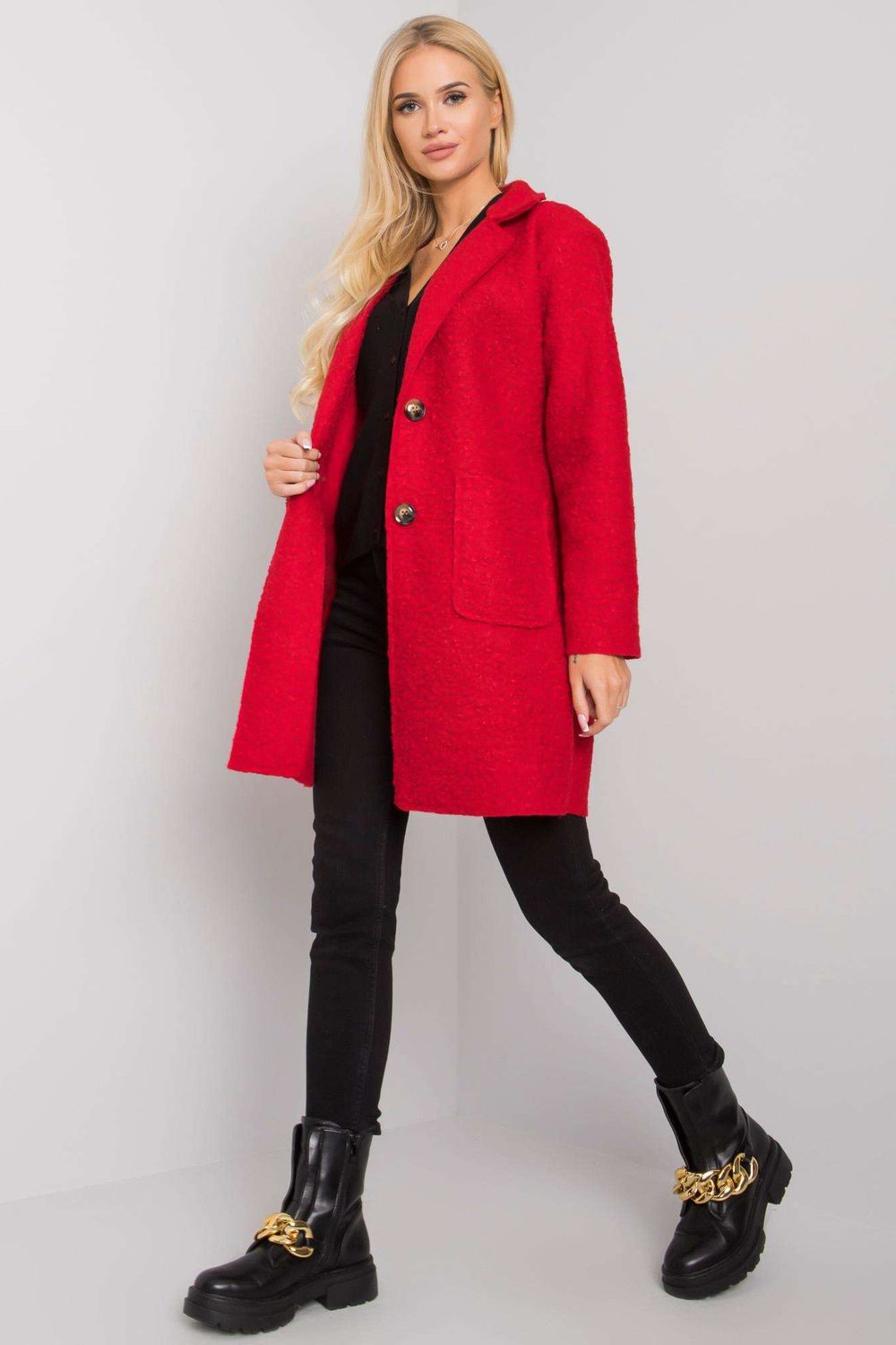 Manteau femme Och Bella — rouge