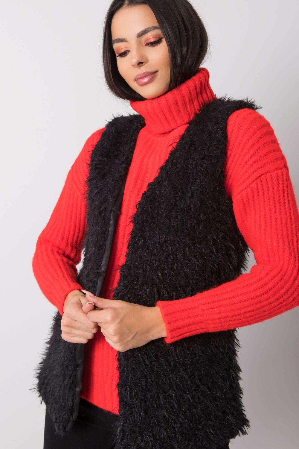 Gilet femme Och Bella — noir