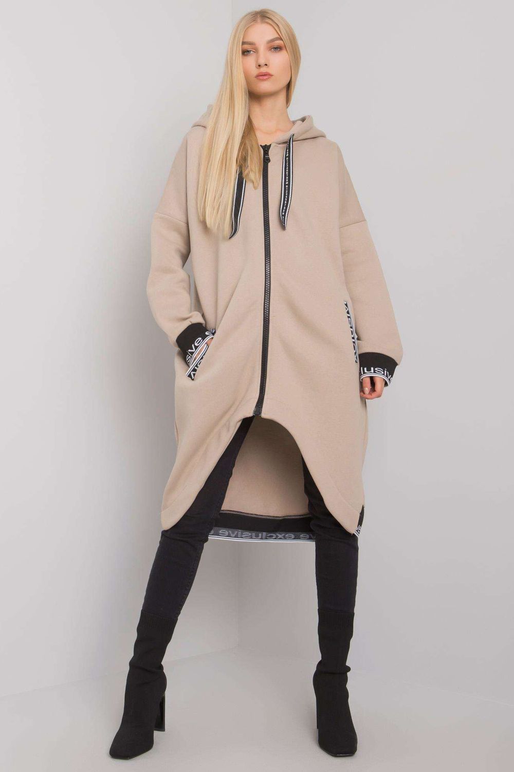 T-shirt femme Relevance Sweatshirt Sweatshirt — beige