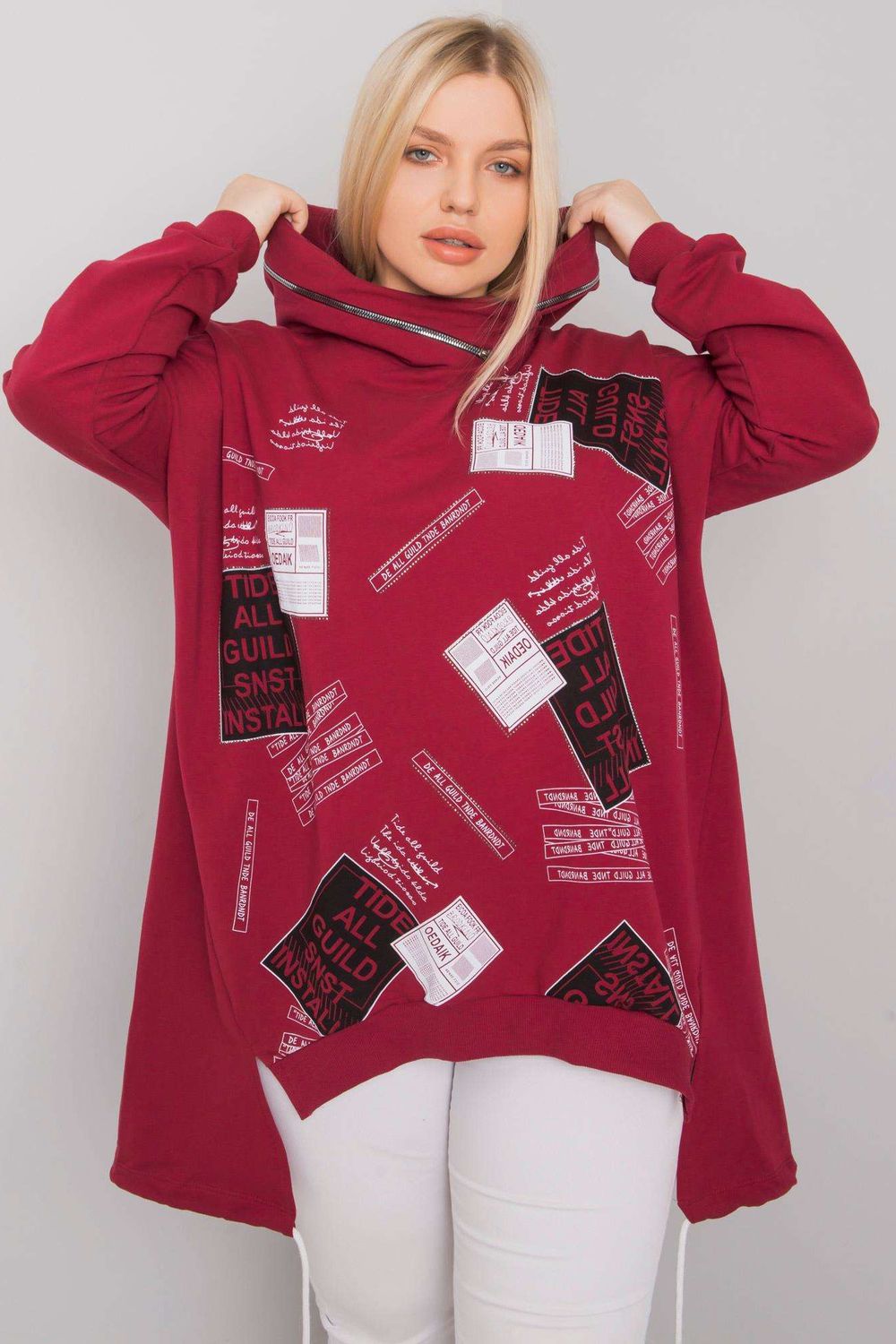T-shirt femme Relevance Sweatshirt Sweatshirt — rouge