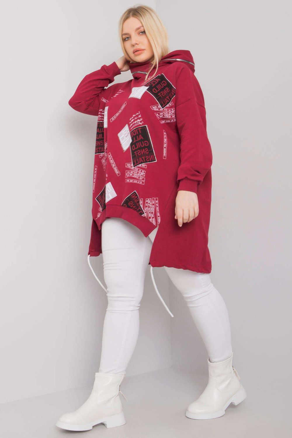 T-shirt femme Relevance Sweatshirt Sweatshirt — rouge