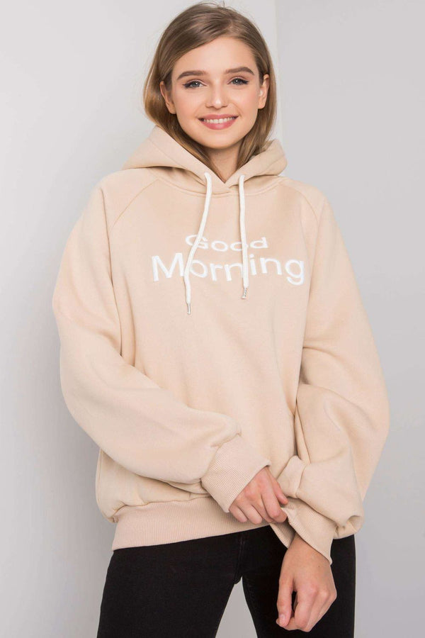 T-shirt femme Ex Moda Sweatshirt Sweatshirt — beige