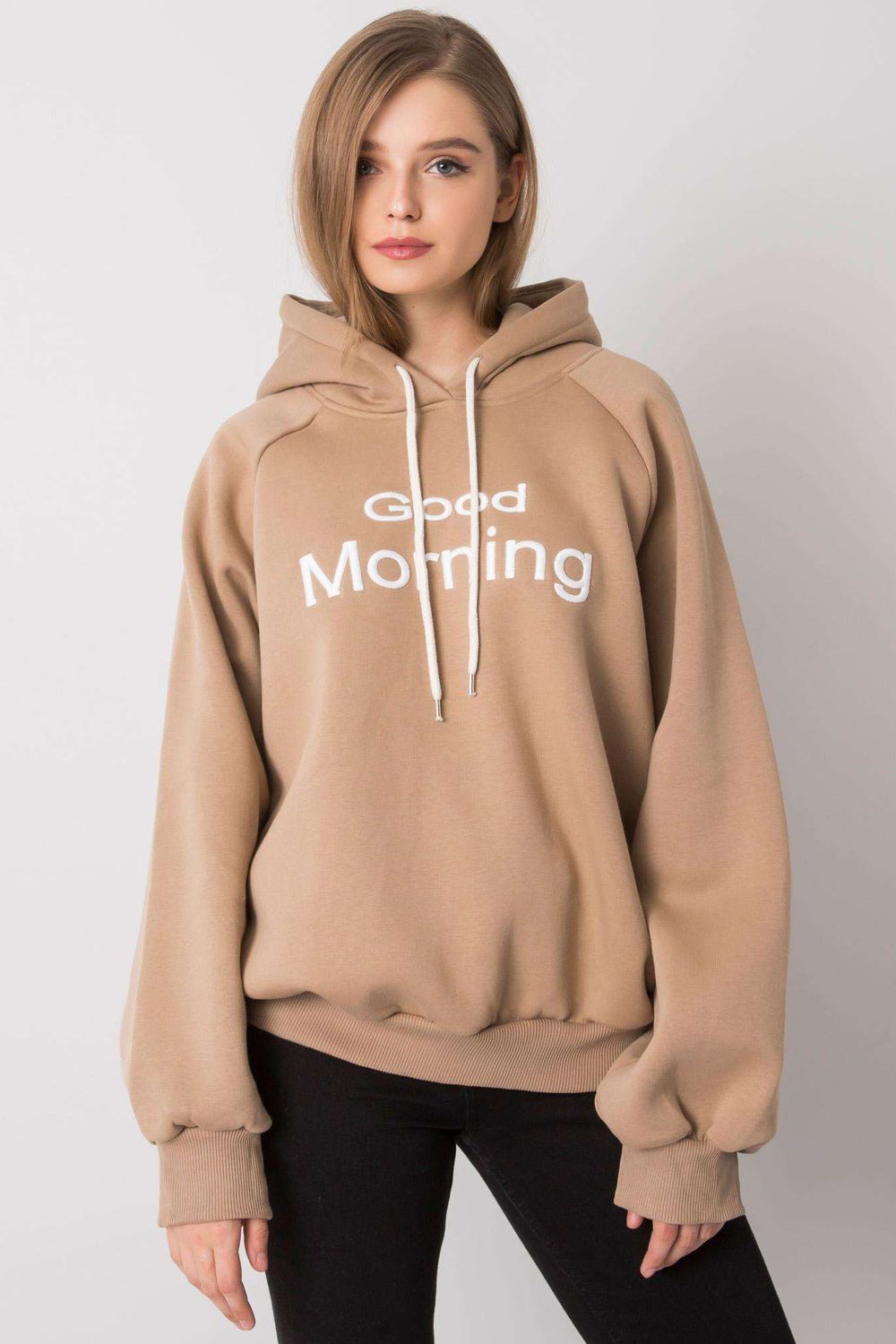T-shirt femme Ex Moda Sweatshirt Sweatshirt — beige