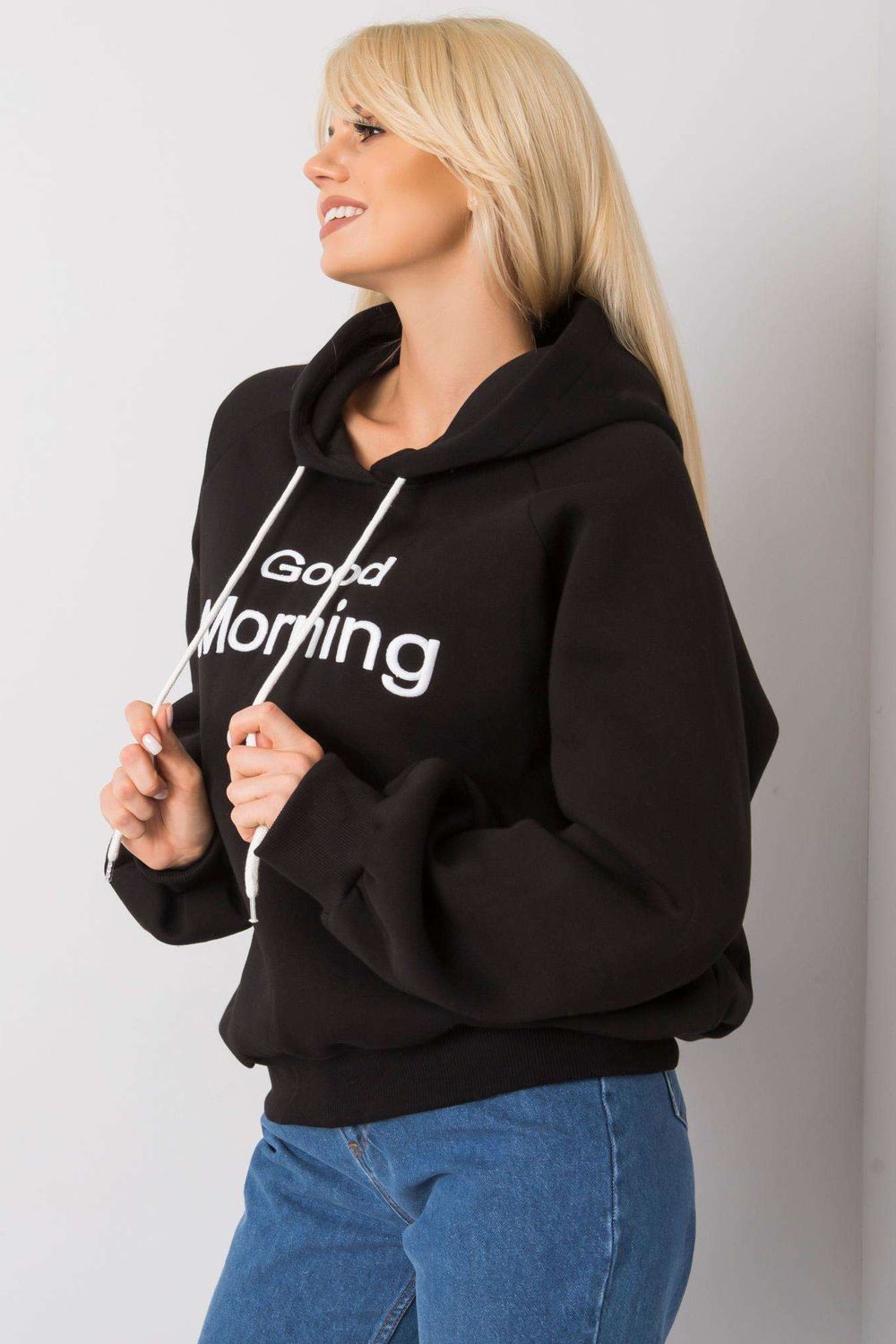 T-shirt femme Ex Moda Sweatshirt Sweatshirt — noir