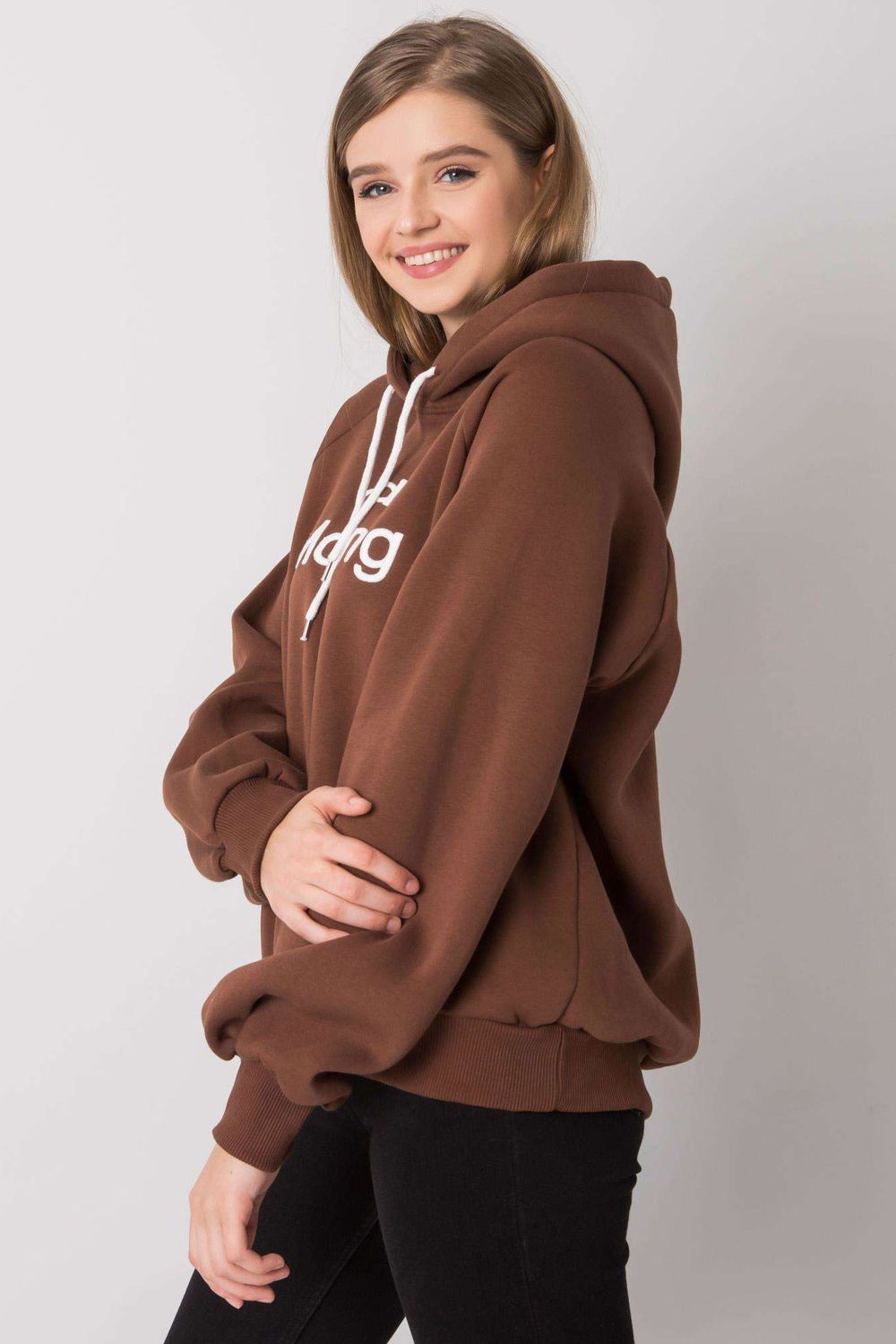 T-shirt femme Ex Moda Sweatshirt Sweatshirt — brun
