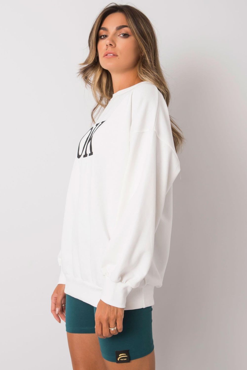 T-shirt femme Ex Moda Sweatshirt Sweatshirt — beige
