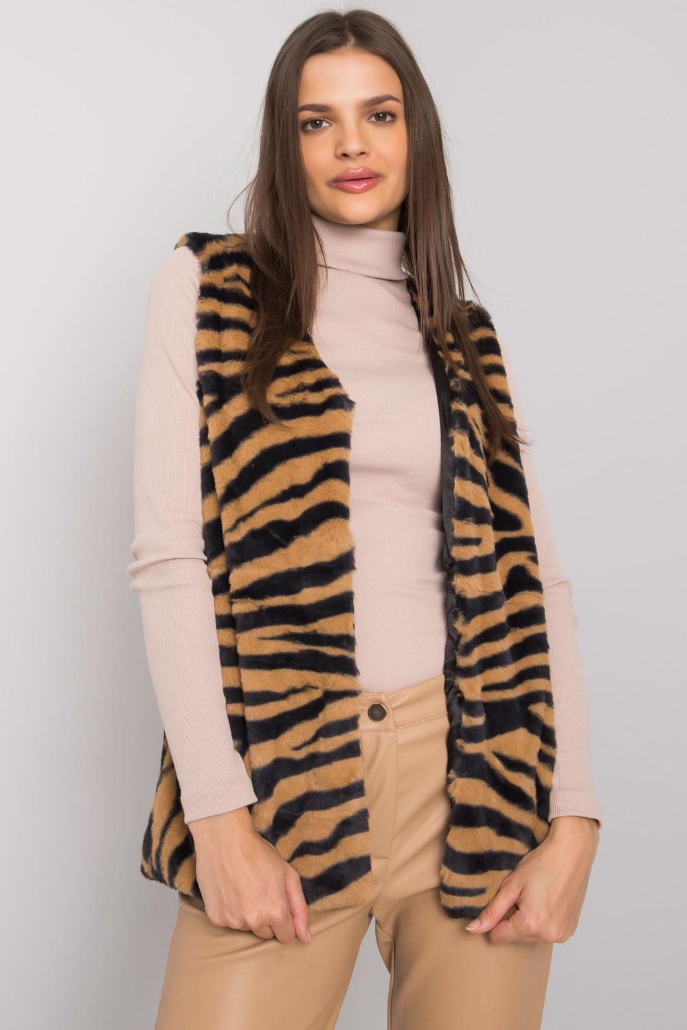 Gilet femme Yups — beige