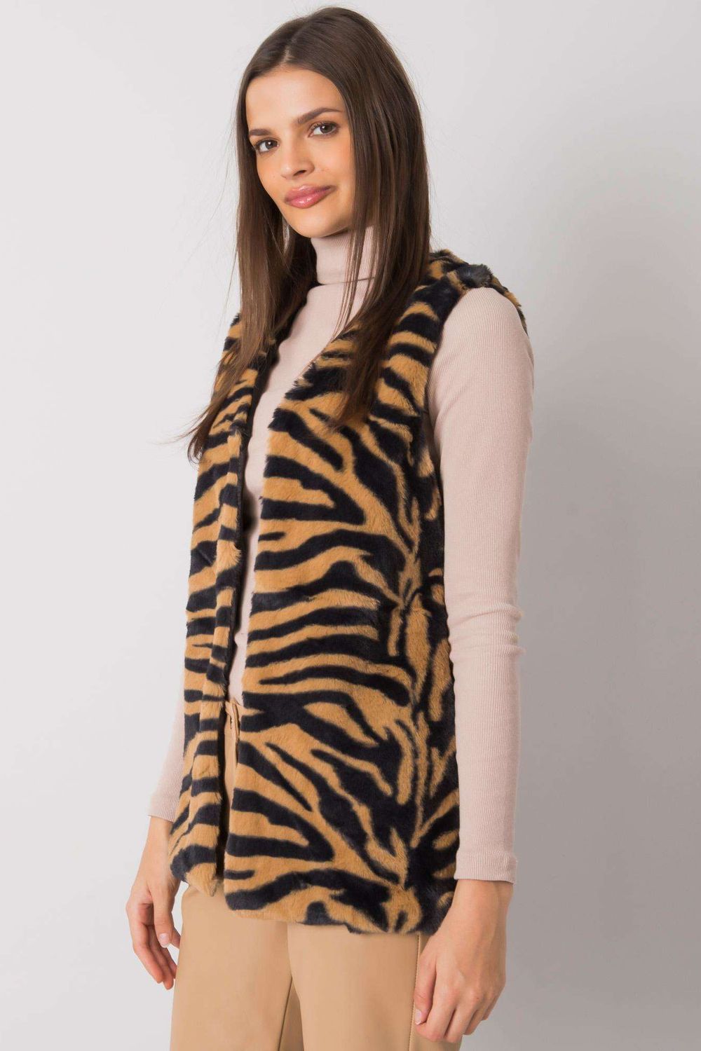 Gilet femme Yups — beige