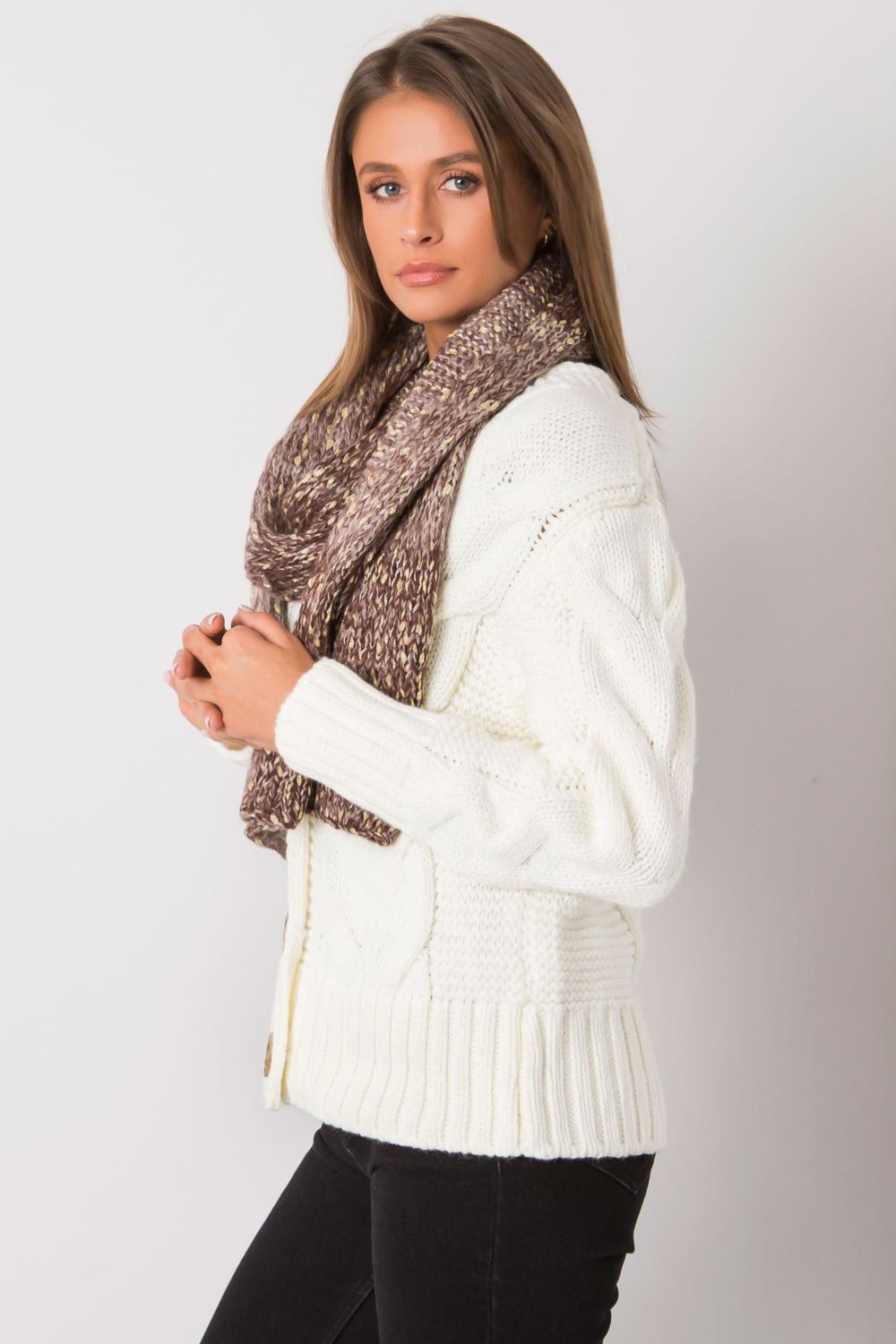 Châle femme AT — beige