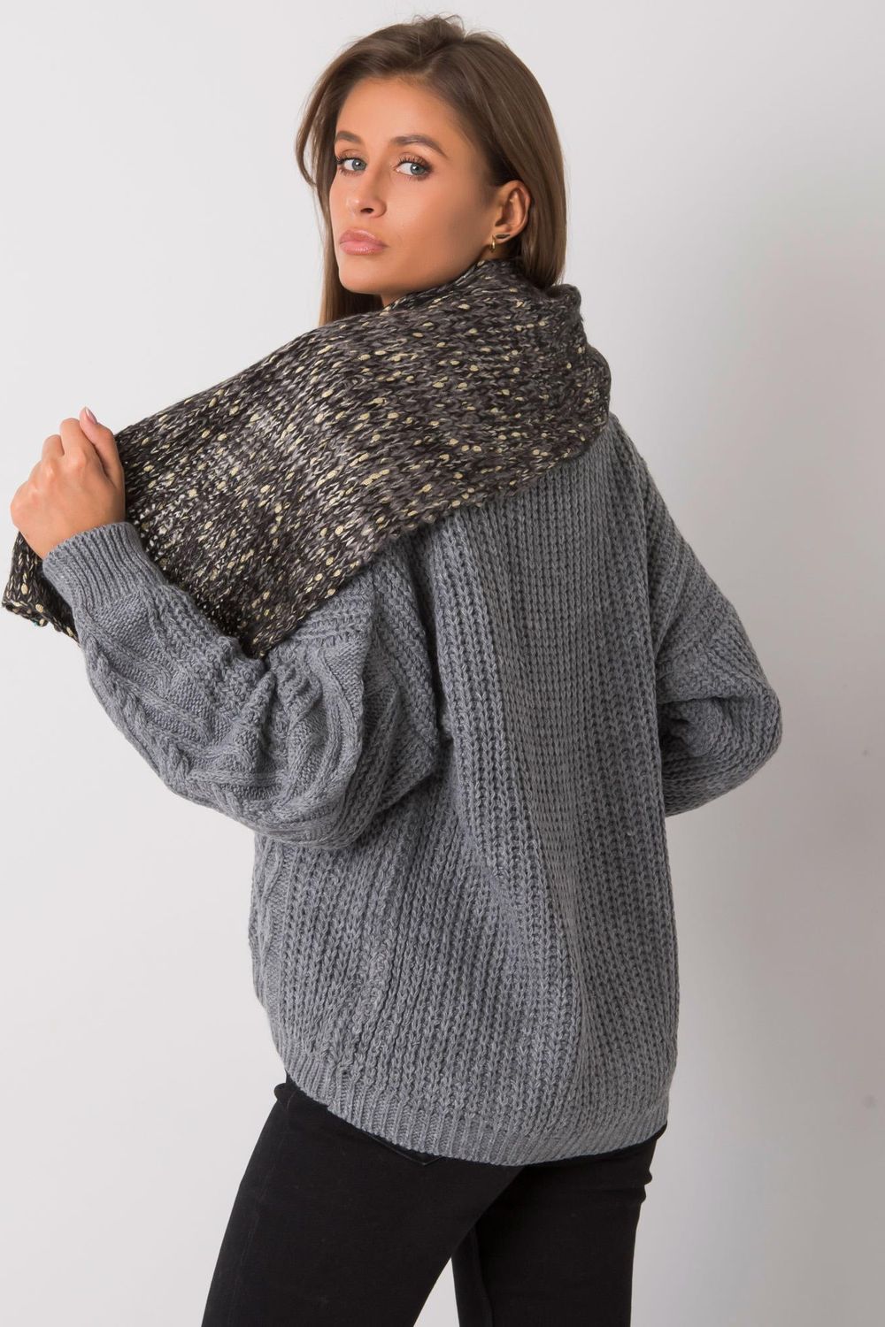 Châle femme AT — noir
