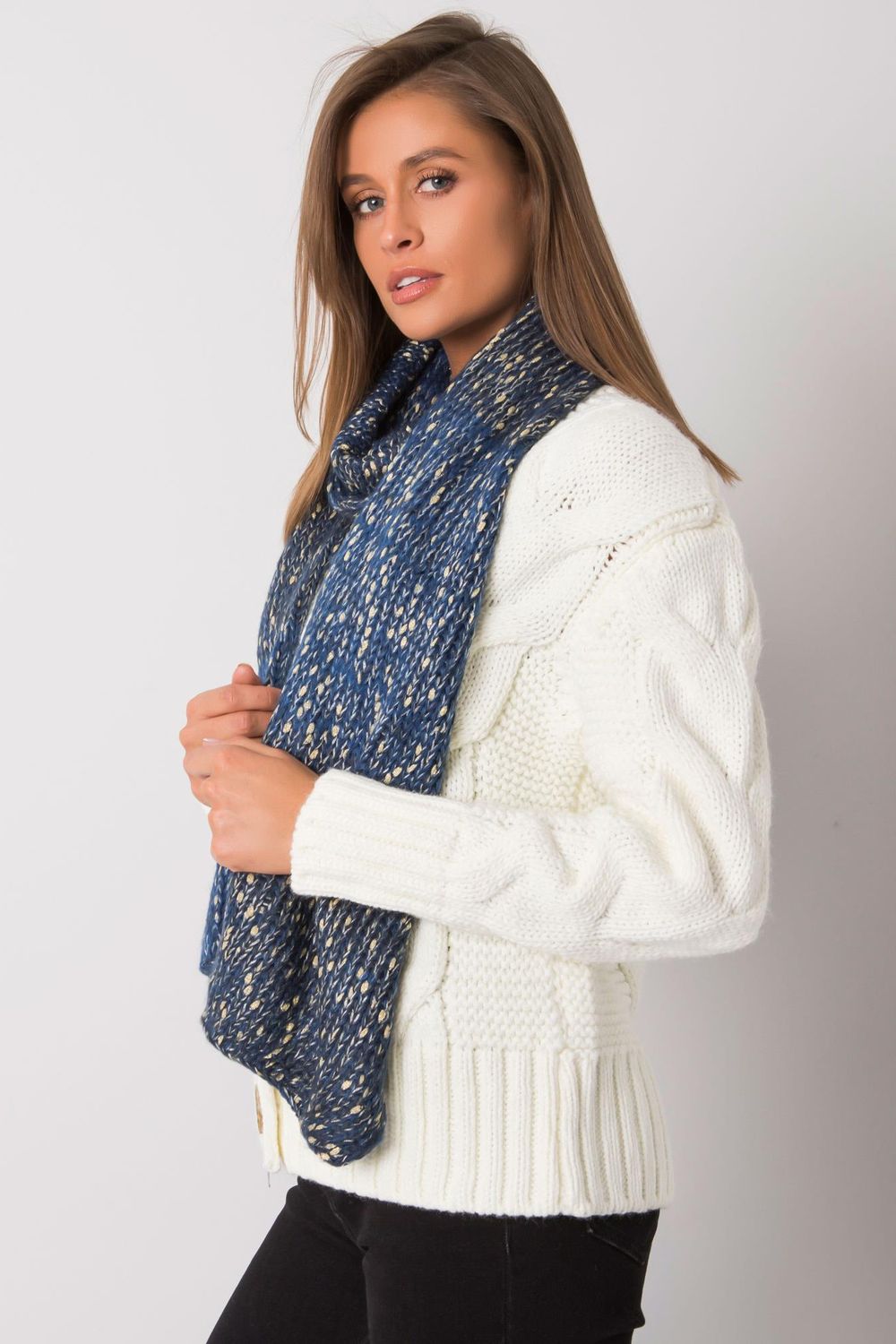 Châle femme AT — bleu
