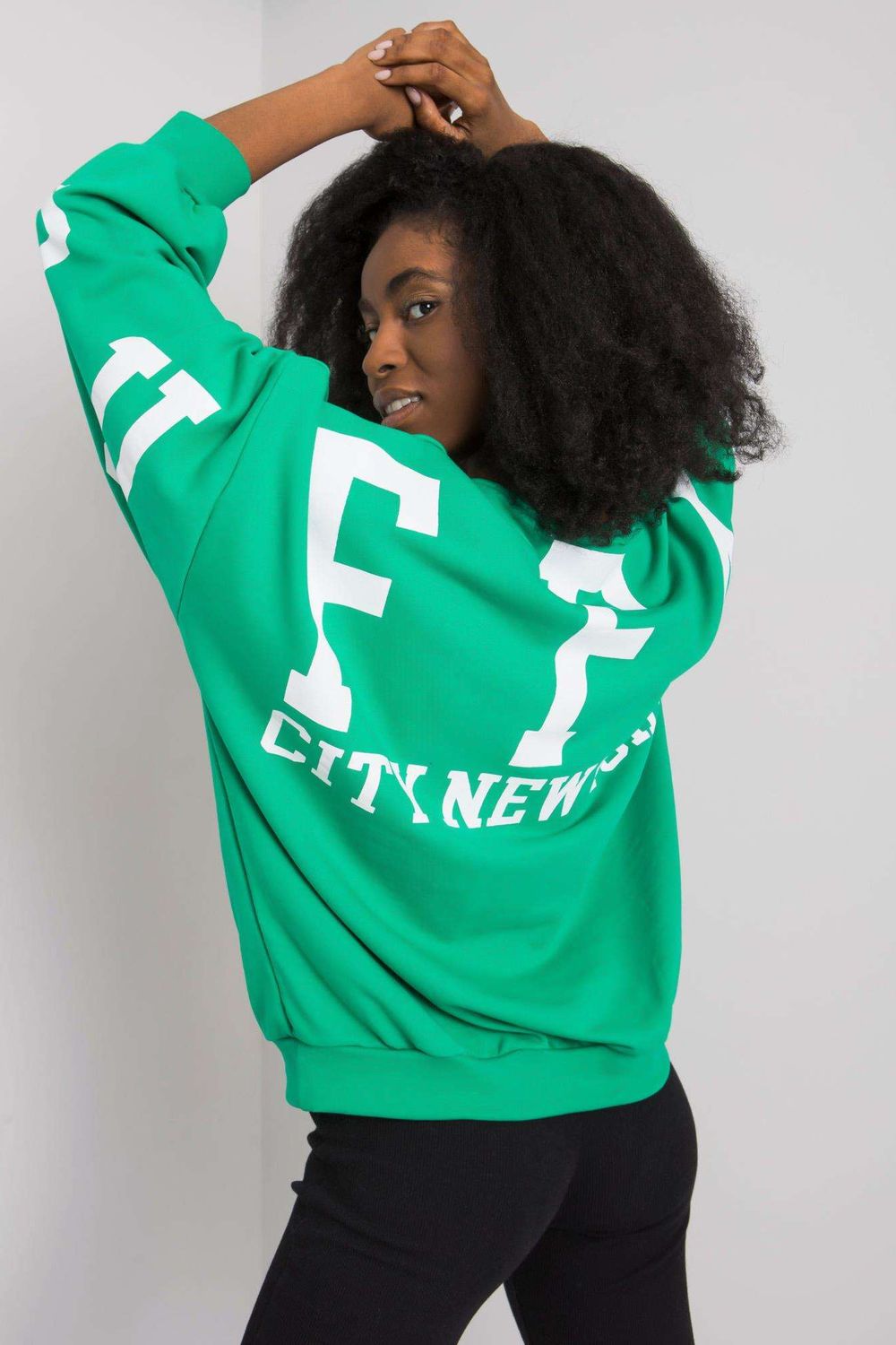 T-shirt femme Ex Moda Sweatshirt Sweatshirt — vert
