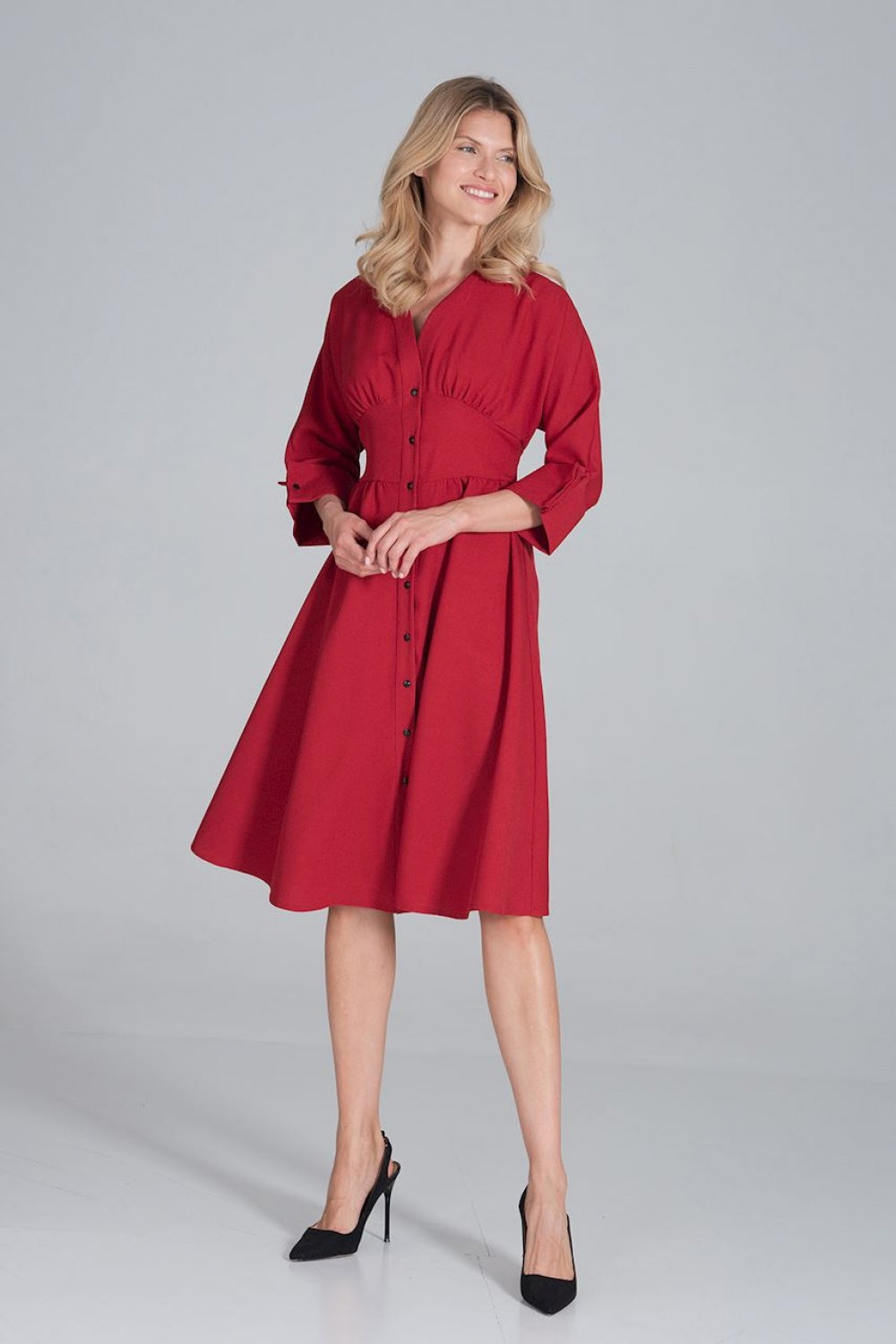 Robe femme Figl De Jour De — rouge