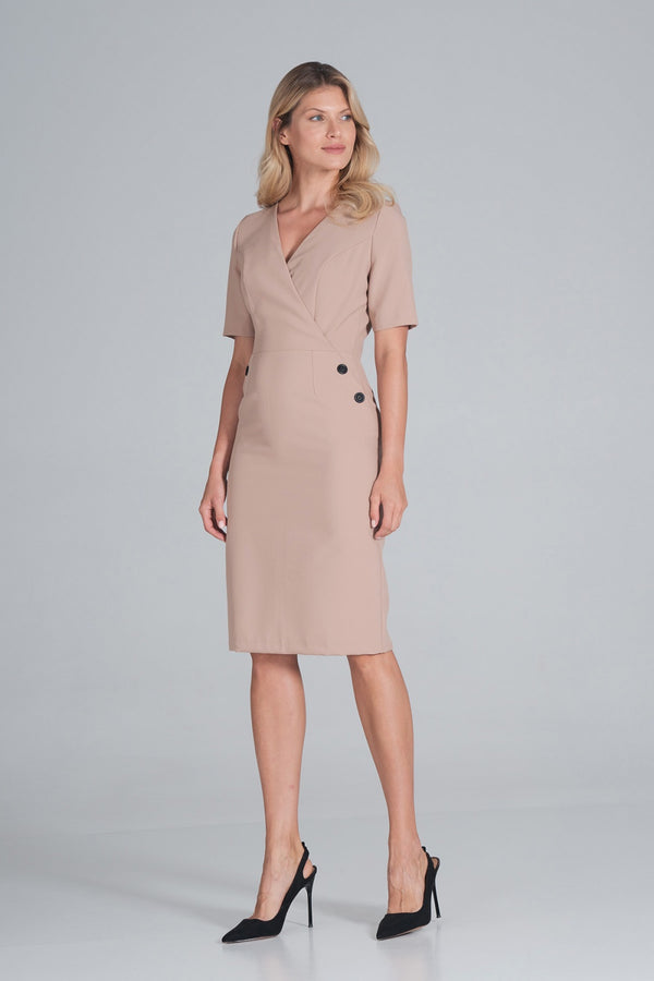 Robe femme Figl De Jour De — beige