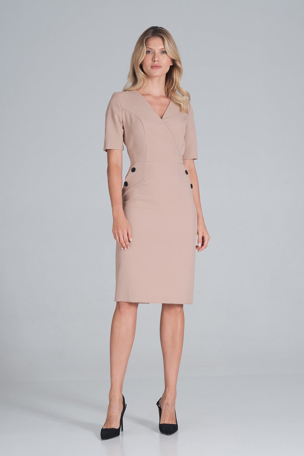 Robe femme Figl De Jour De — beige