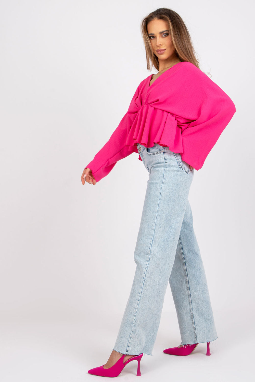 Blouse femme Italy Moda Chemisier Chemisier — rosé