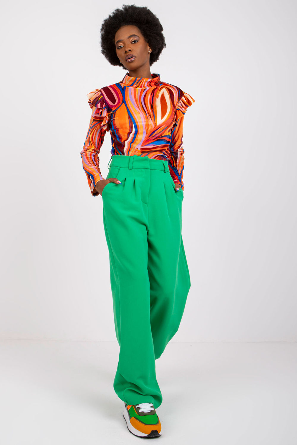 Blouse femme Italy Moda Chemisier Chemisier — orange