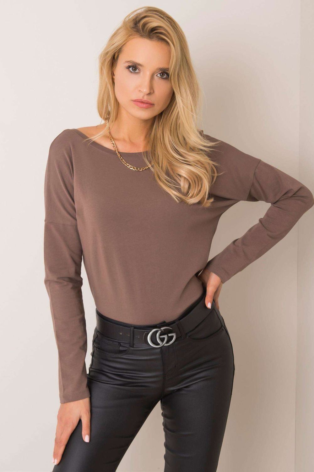 Blouse femme BFG Chemisier Chemisier — brun