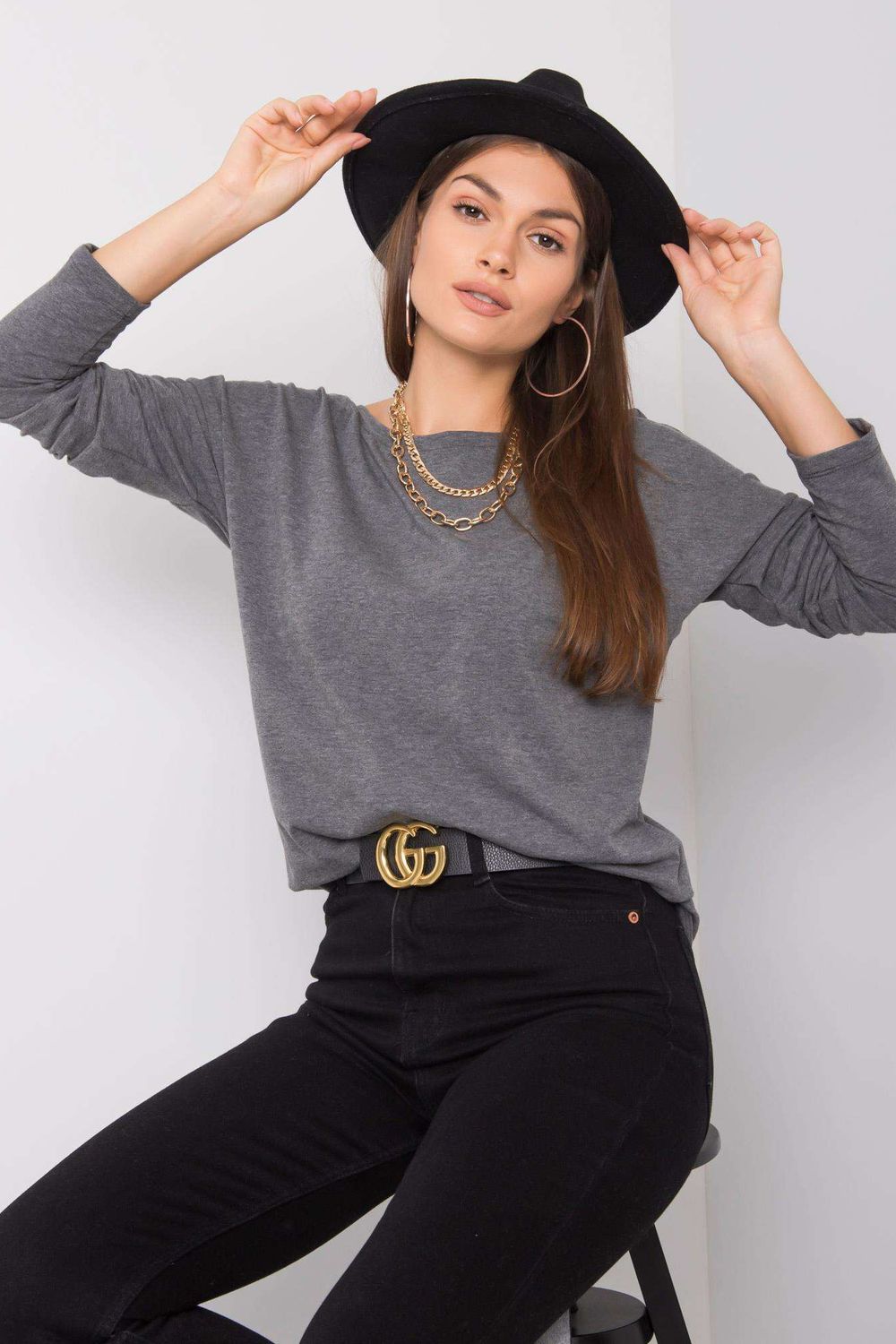 Blouse femme BFG Chemisier Chemisier — gris