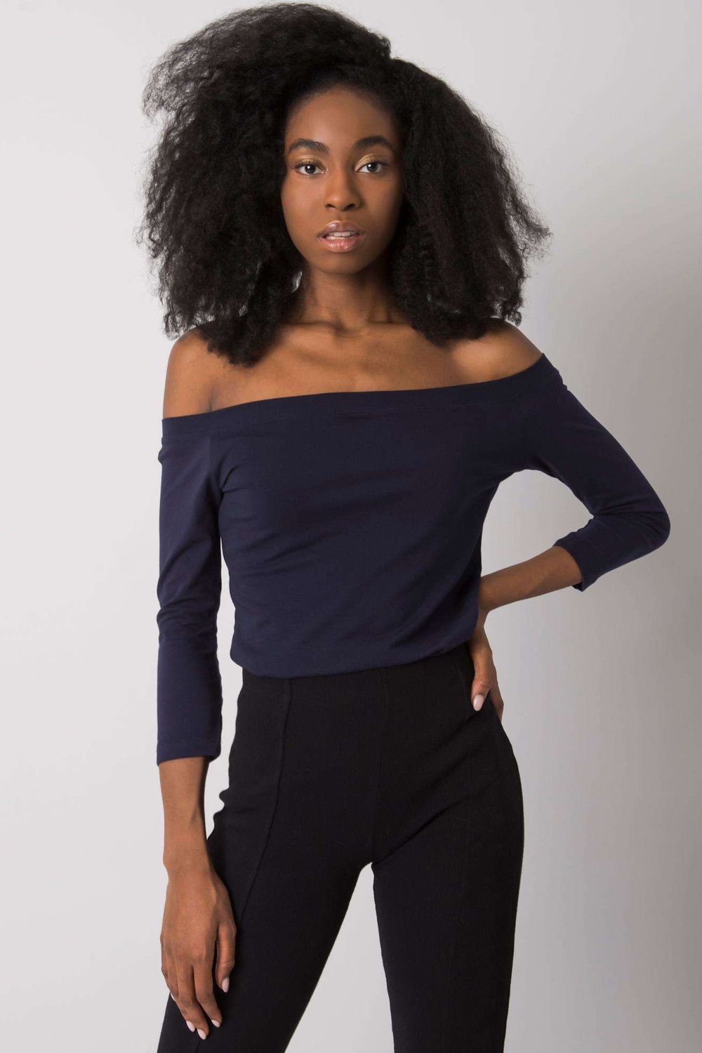 Blouse femme BFG Chemisier Chemisier — bleu marine