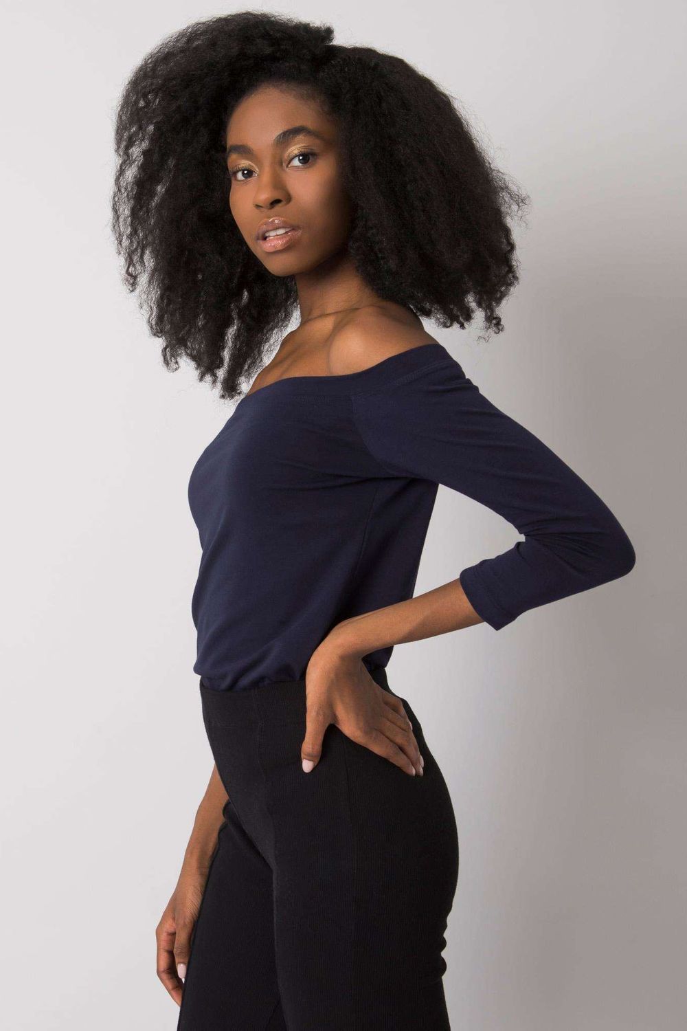 Blouse femme BFG Chemisier Chemisier — bleu marine