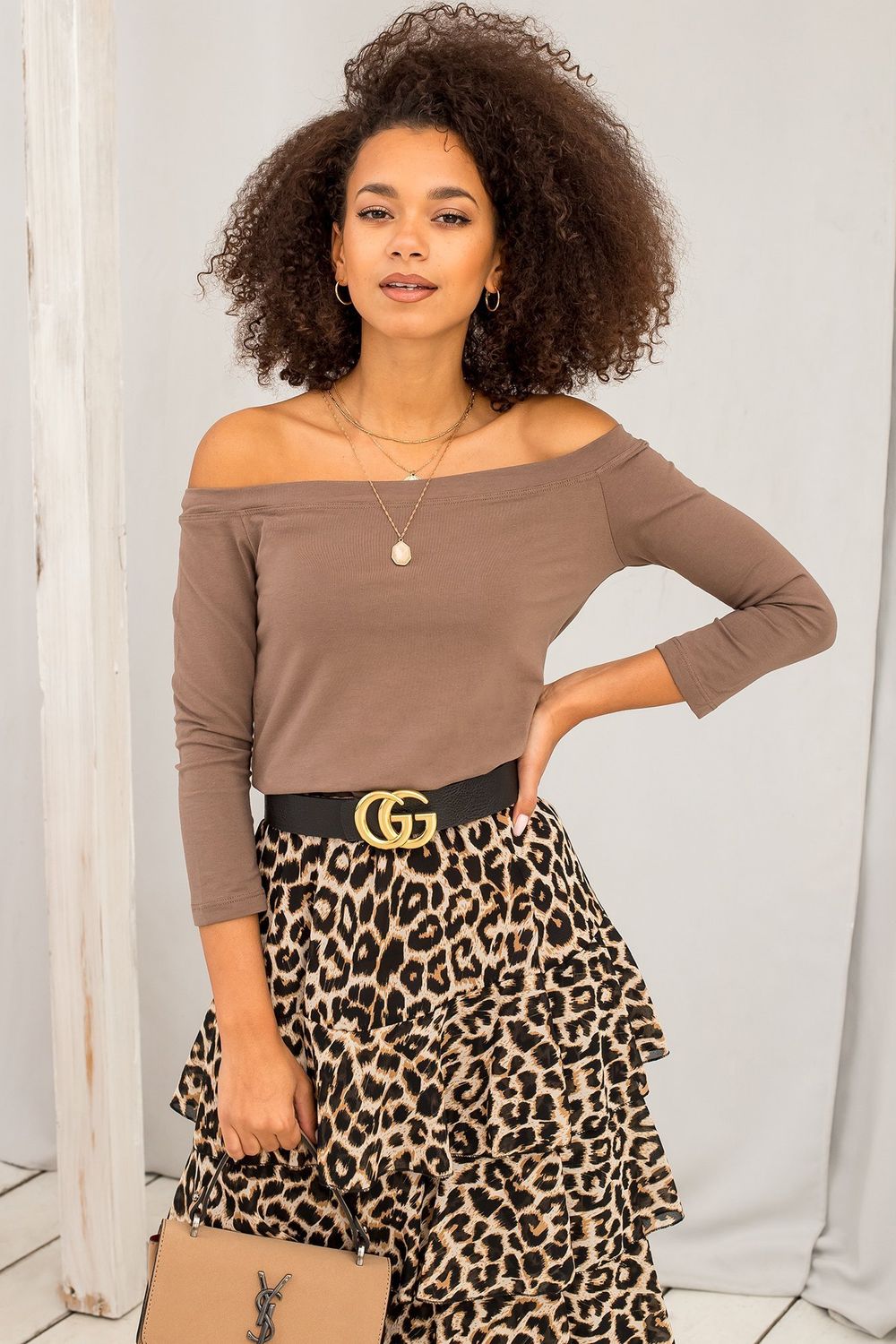 Blouse femme BFG Chemisier Chemisier — brun