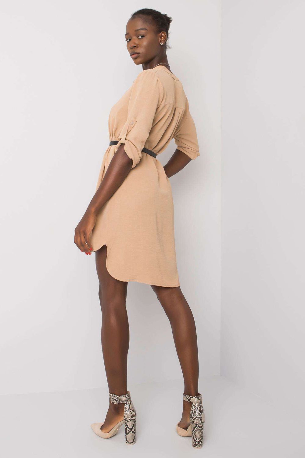 Robe femme Italy Moda De Jour De — beige