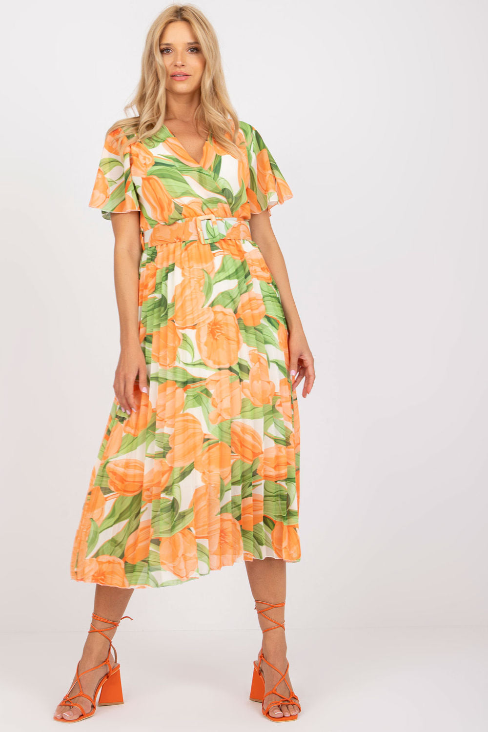 Robe femme Italy Moda De Jour De — orange
