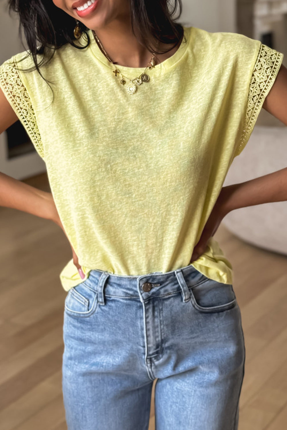 T-shirt femme patchwork