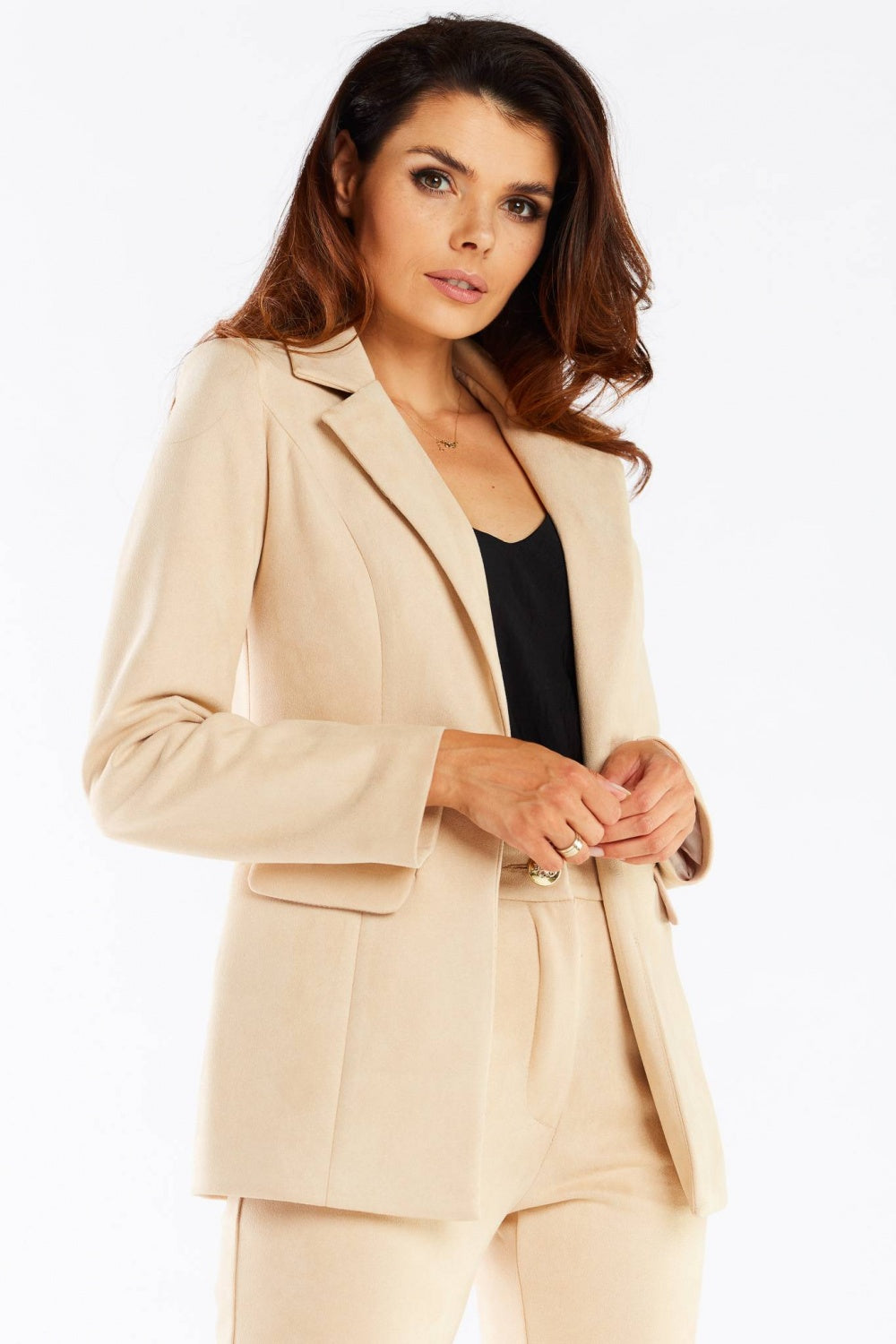 Blazer femme awama — beige