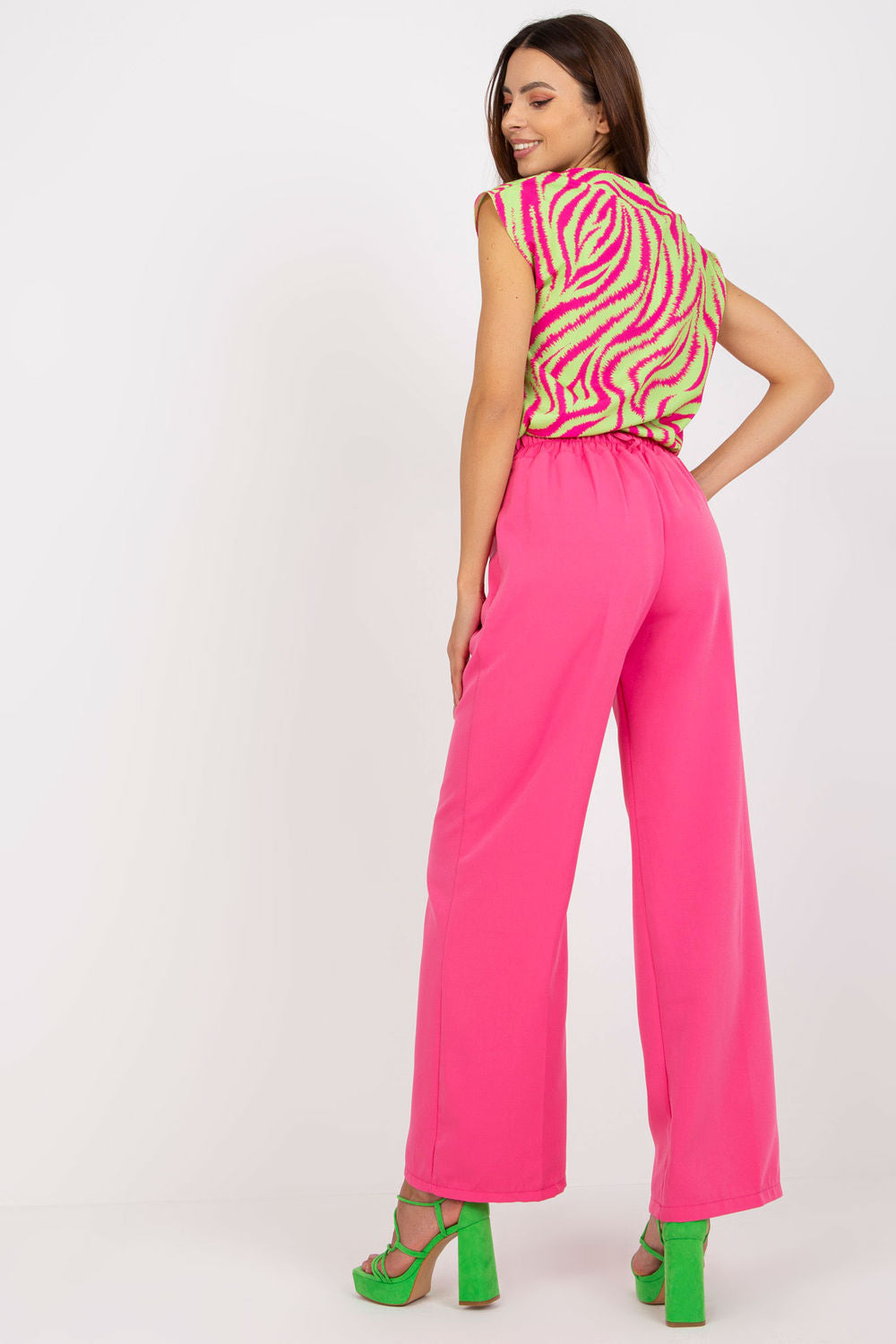 Chaussures à talons femme Italy Moda Pantalon Pantalon — rosé
