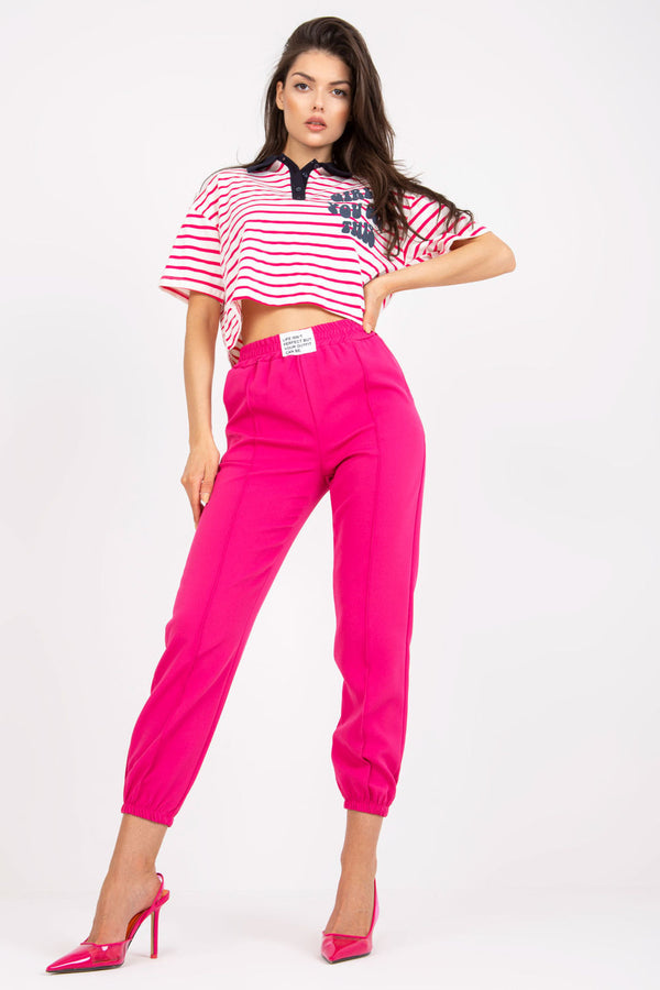 Chaussures à talons femme Italy Moda Pantalon Pantalon — rosé