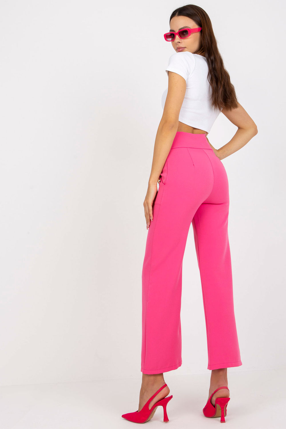 Chaussures à talons femme Italy Moda Pantalon Pantalon — rosé