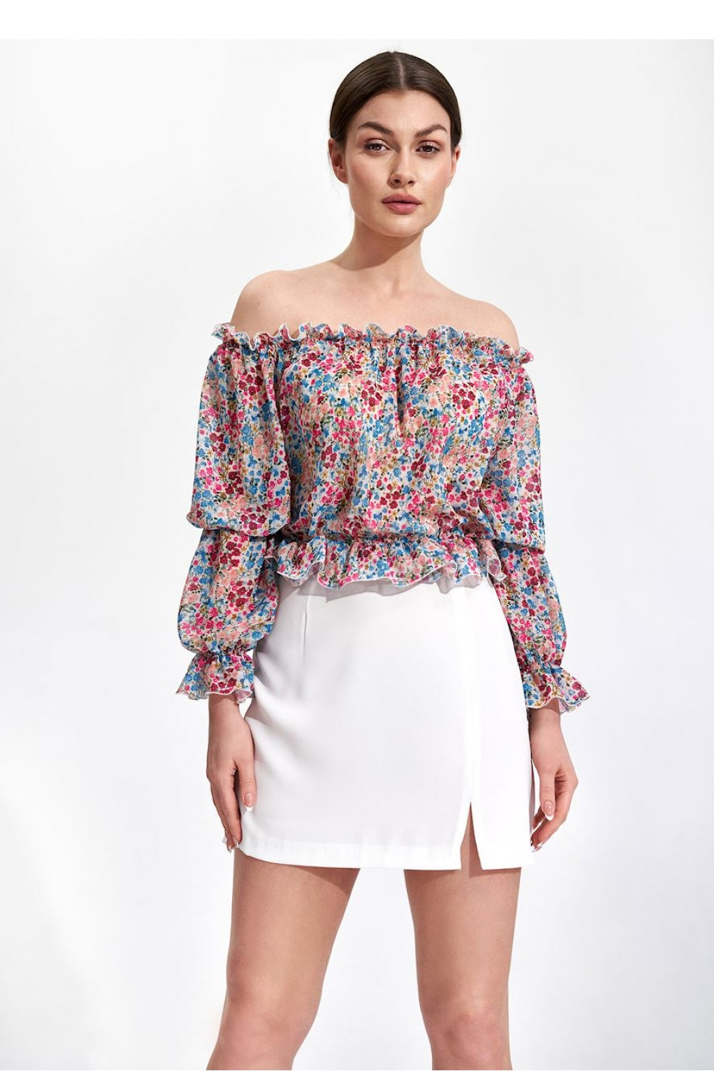 Jupe femme Figl Courte Courte — beige